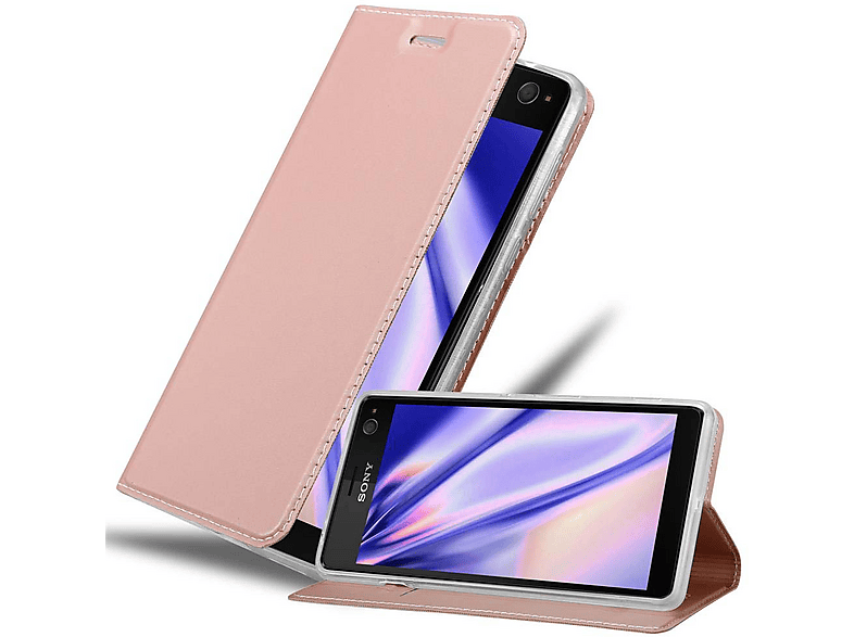 Cadorabo Custodia Libro Portafoglio Per Sony Xperia L2 - Classy Argento, Con Slot Carte, Chiusura Magnetica E Funzione Stand