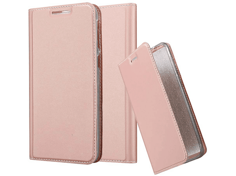 Cadorabo Book Case works with HTC Desire 820 in CLASSY ROSÉ GOLD - with