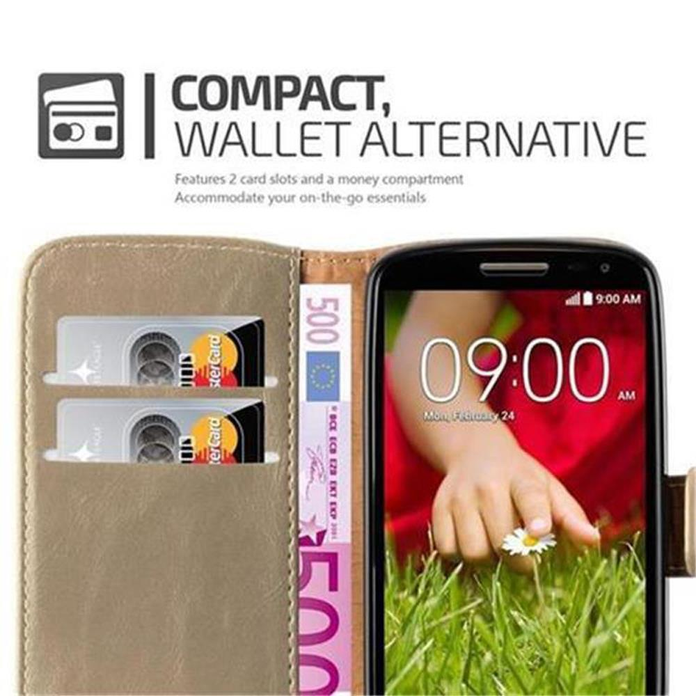 Funda de cartera con teléfono y dinero. Se ven dos tarjetas y un billete de 500 euros.