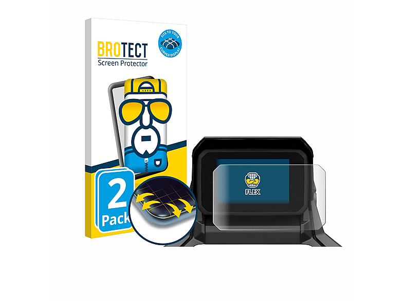 Protection Écran Verre BROTECT AirGlass Pour Chigee AIO-5 Play - Film Hybride Ultra-Fin 9H, Anti-Rayures Et Anti-Empreintes