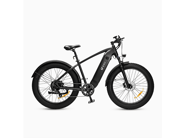 DYU King 750 Mountainbike (Laufradgröße: 26 Zoll, Unisex-Rad, Schwarz)