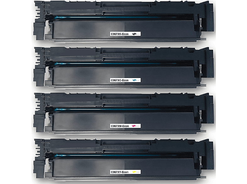 Toner Compatibile Per Canon I-SENSYS MF657cdw E MF655cdw – Set Da 4 (nero, Ciano, Magenta, Giallo) Con Alta Resa - 5