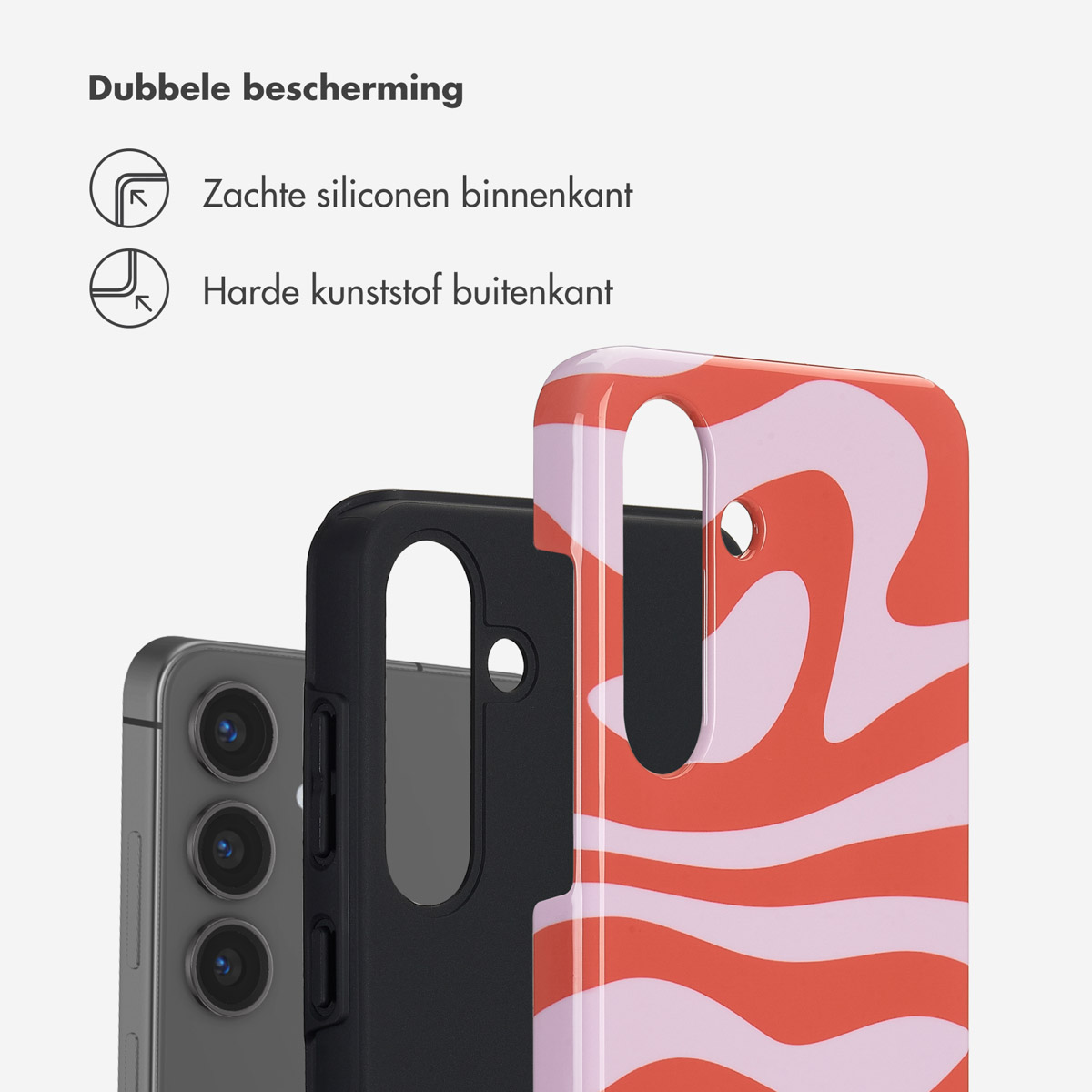 SELENCIA Vivid Backcover - Geschikt voor Samsung Galaxy S25 Plus - Telefoonhoesje voor Samsung Samsung Galaxy S25 Plus Meerkleurig