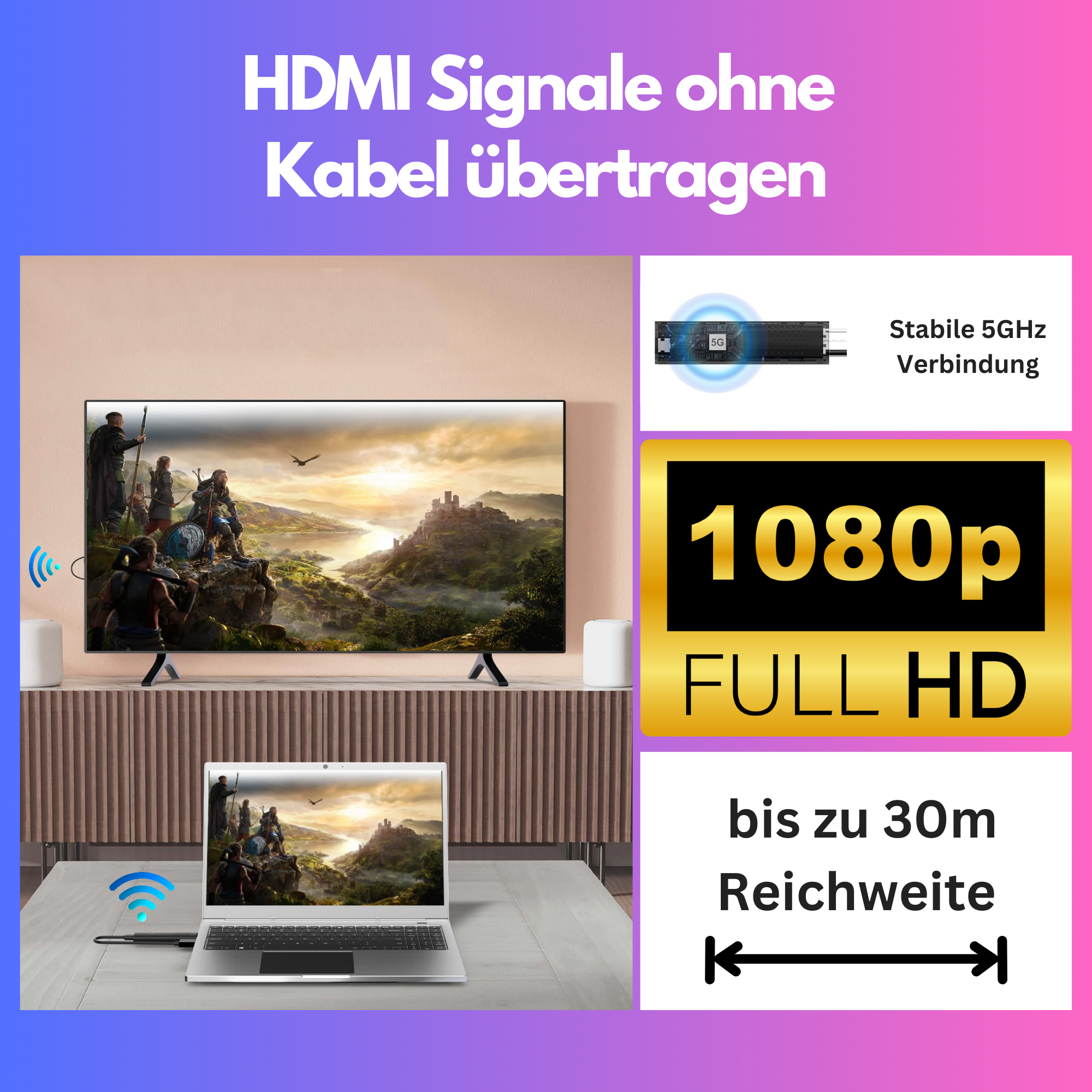 Invero® 1.8M High Speed HDMI To Mini HDMI Cable V1.4a Compatible Full Ultra 4K HD Resolution Supports 3D Ethernet Ideal For Tablets Smartphones Camcorders Cameras Etc - Black - View #11