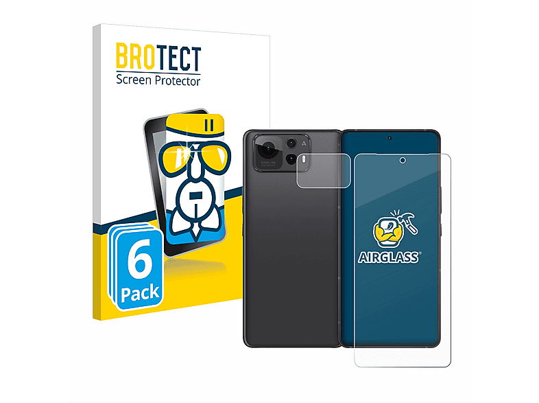 BROTECT Schutzfolien Set Für ASUS ZenFone 3 ZE552KL – 2 Stück, Made In Germany, Ultra-Klar, Anti-Kratzer