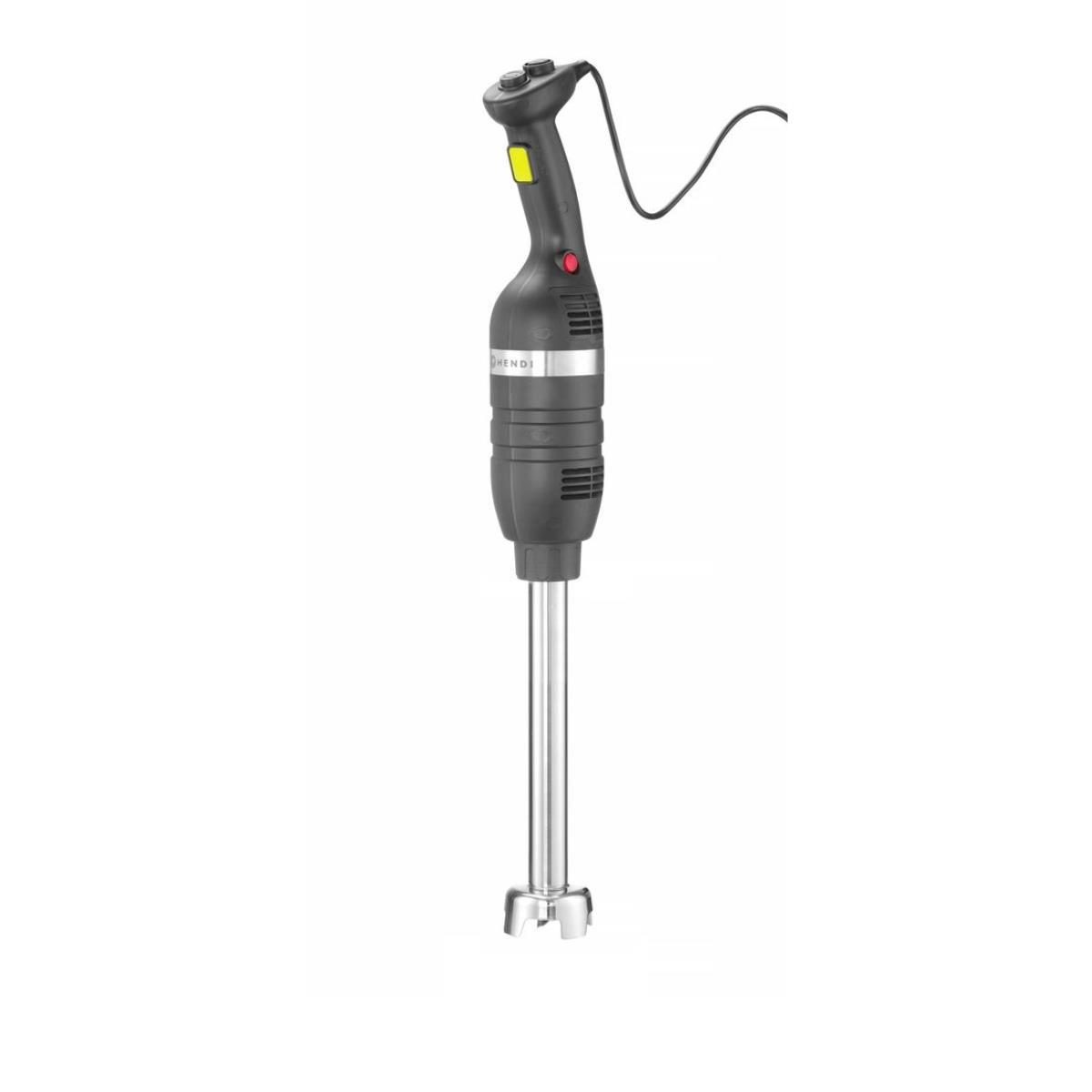Schwarzer Hendi Stabmixer mit Edelstahl-Mixstab.