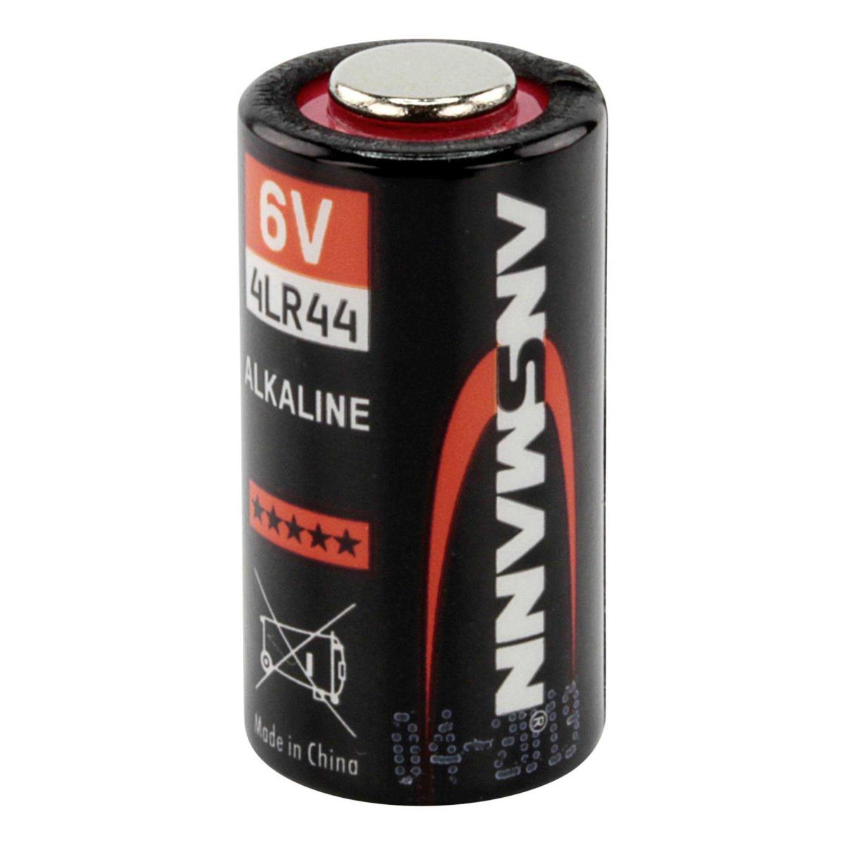 Czarna bateria z białym tekstem i czerwoną górą, ze srebrną górą.