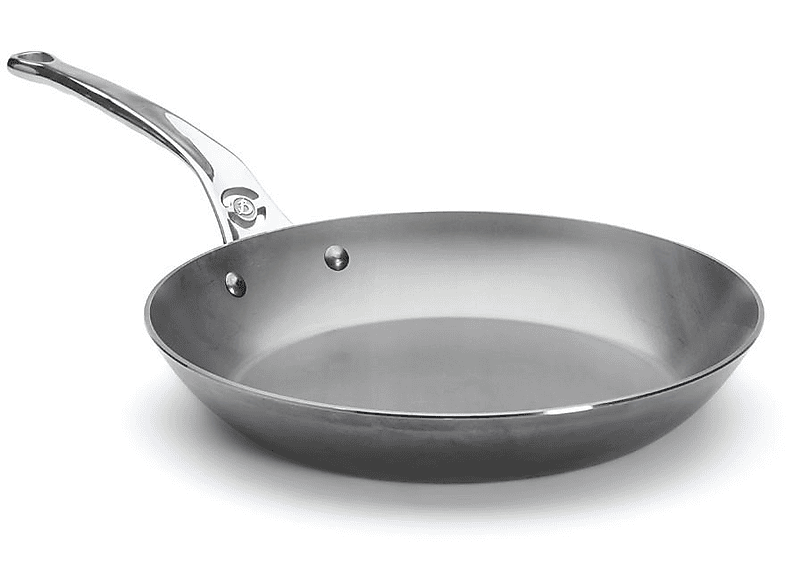 DE BUYER Edelstahl Bratpfanne 24 Cm - Für Alle Herdarten Inkl. Induktion, Profi-Qualität Aus Frankreich