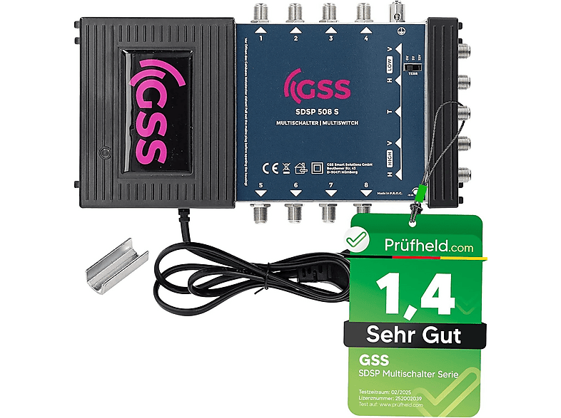 GSS SDSP 508 S | 8 Teilnehmer Multischalter | SATURN