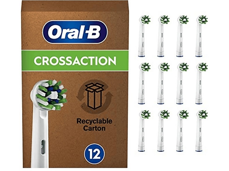 BRAUN ORAL B - CrossAction - Black Edition - Aufsteckbürste - 3D