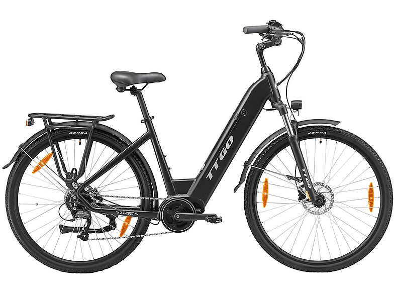 TTGO ZZ-28ST Citybike (Laufradgröße: 28 Zoll, Unisex-Rad, black/white)