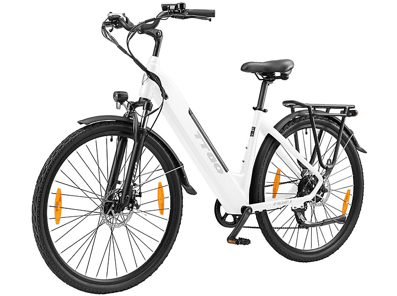 TTGO HZ-28ST Citybike (Laufradgröße: 28 Zoll, Unisex-Rad, black/white)