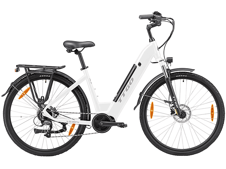 TTGO ZZ-28ST Citybike (Laufradgröße: 28 Zoll, Unisex-Rad, black/white)