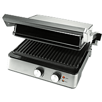 MediaMarkt BOURGINI 11.5001.00.00 Contactgrills RVS aanbieding