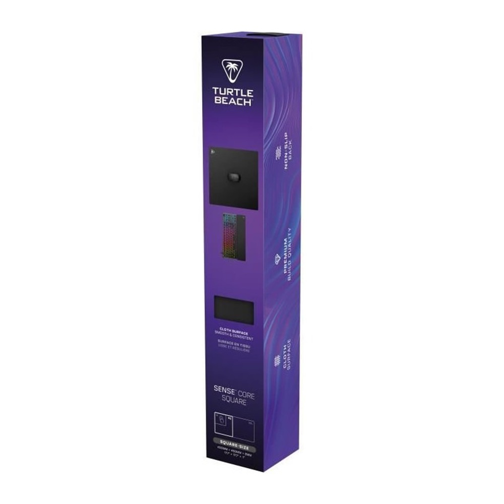 Pudełko produktu: wysokie prostokątne pudełko z ciemnym tłem, logo i informacjami o produkcie.