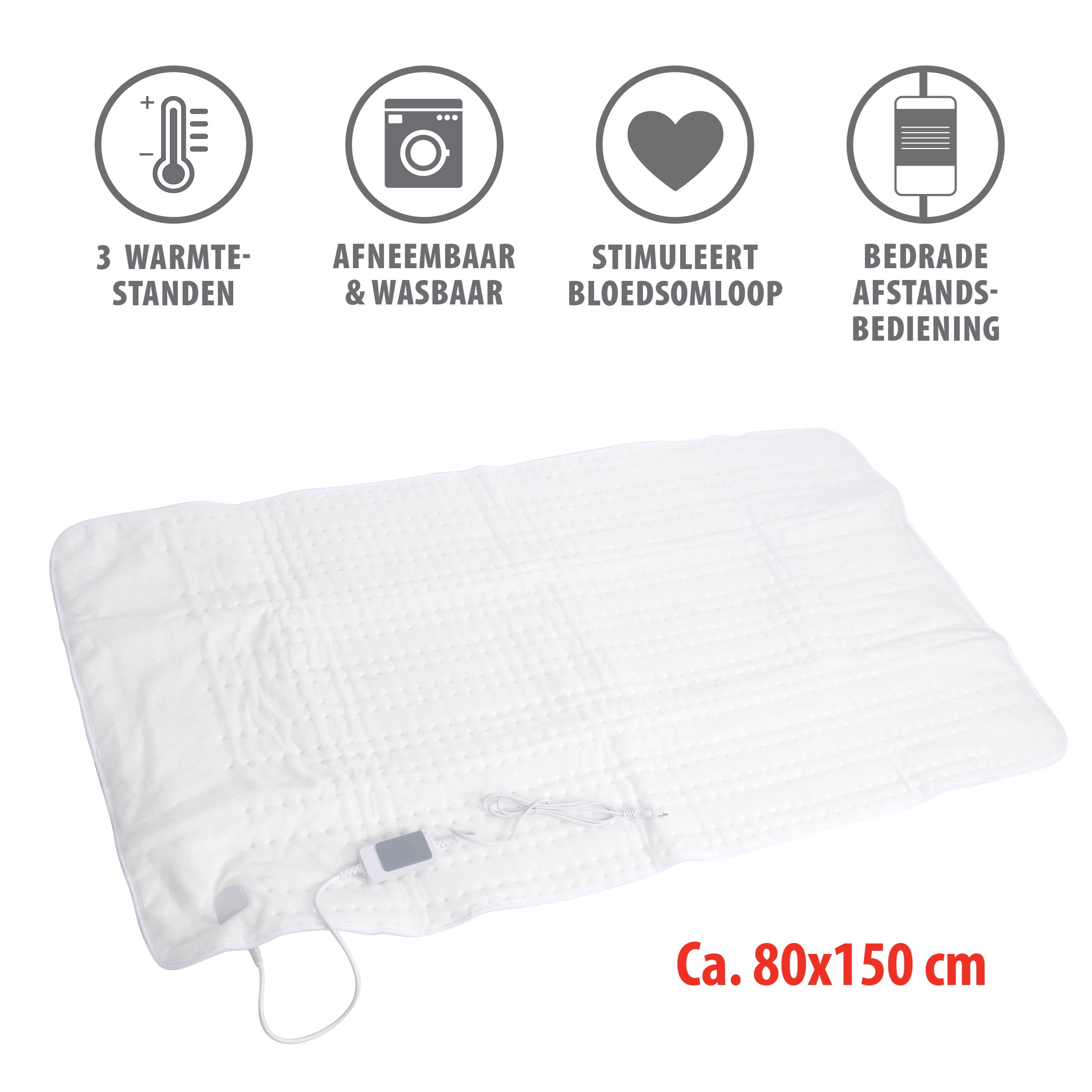 ALPINA MEMIHO11370/0041 Couverture électrique Blanc