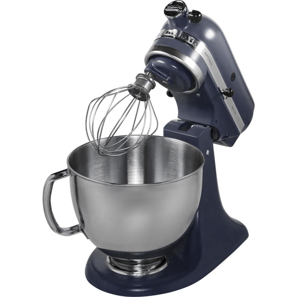 KitchenAid ARTISAN Robot Da Cucina 4,8L 5KSM175PSEMF – Tritacarne Incluso – Colore Blu Nebbia – Movimento Planetario