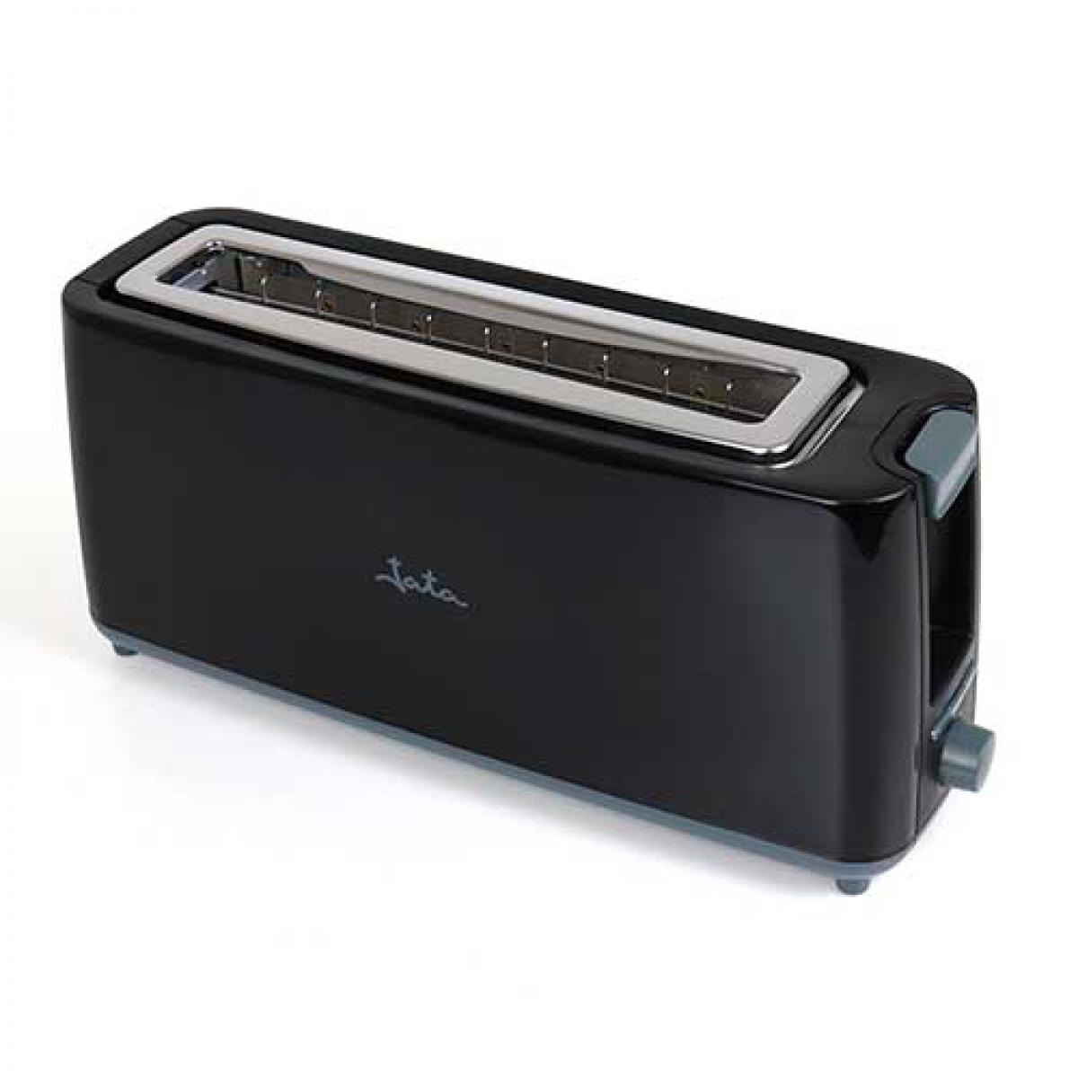 Tostadora JATA JETT1579, 900 W, ranuras, rebanadas, niveles  tostado, Negro