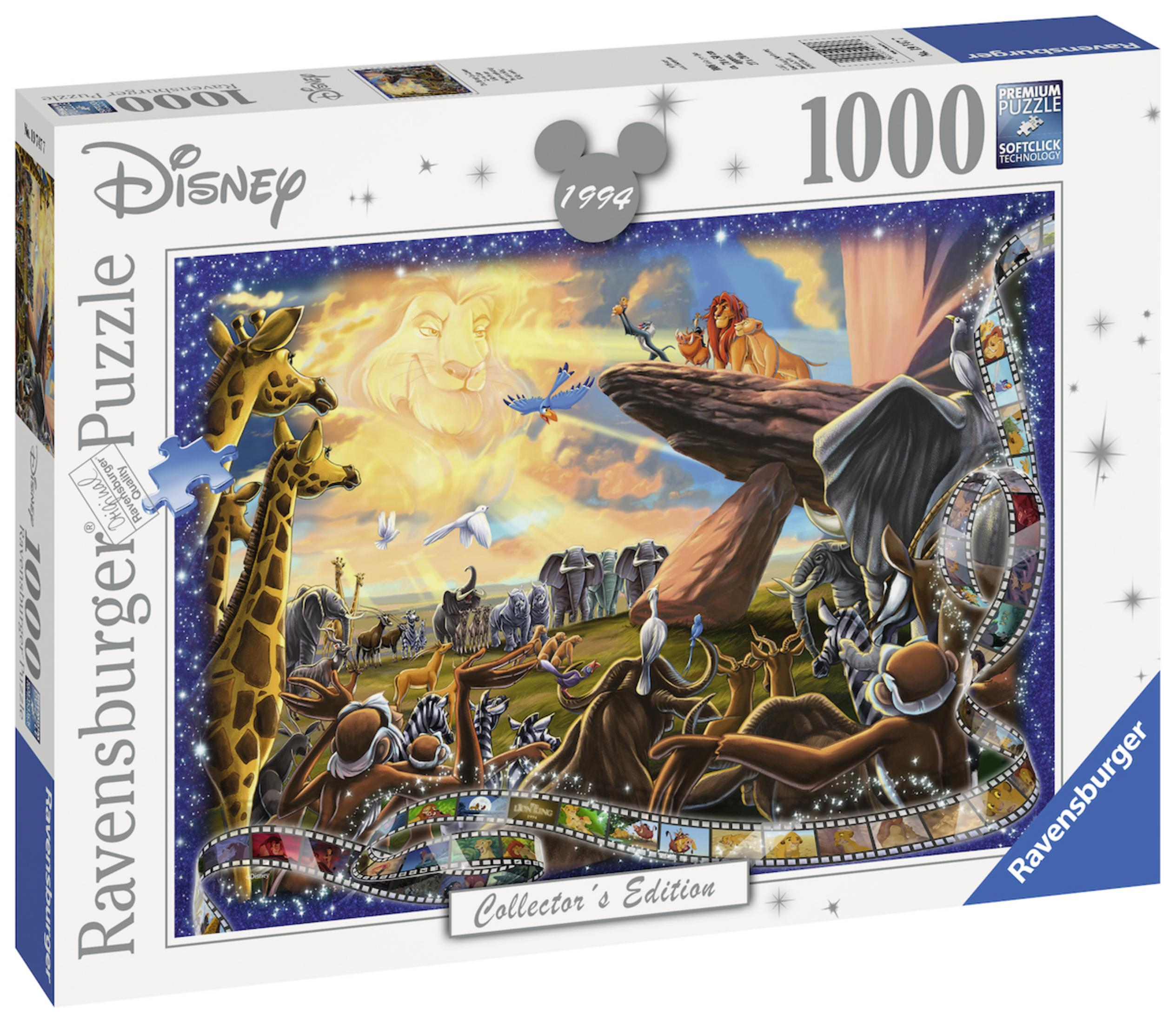 Disney Lion King Puzzlebox. Mit den Lion King Charakteren und einer sonnigen Savannenszene.