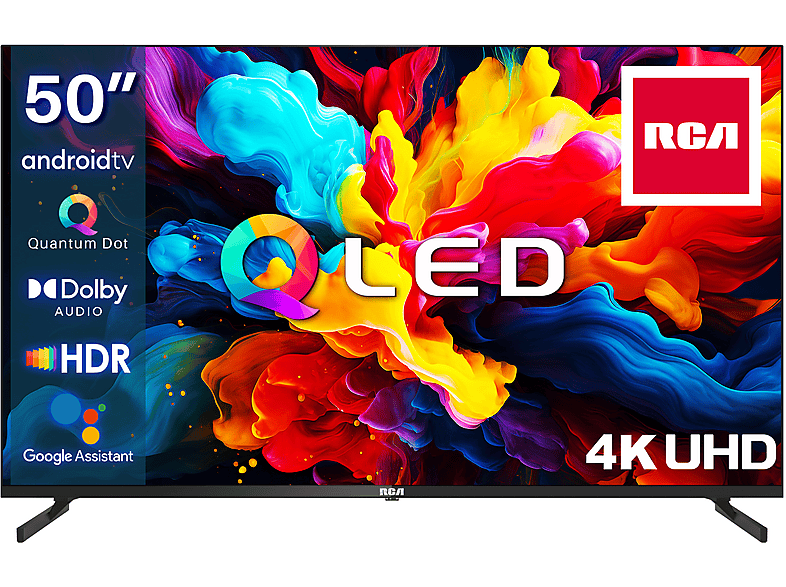RCA RAQ50UN1 LED TV (50 Zoll / 127 cm, QLED 4K, SMART TV)