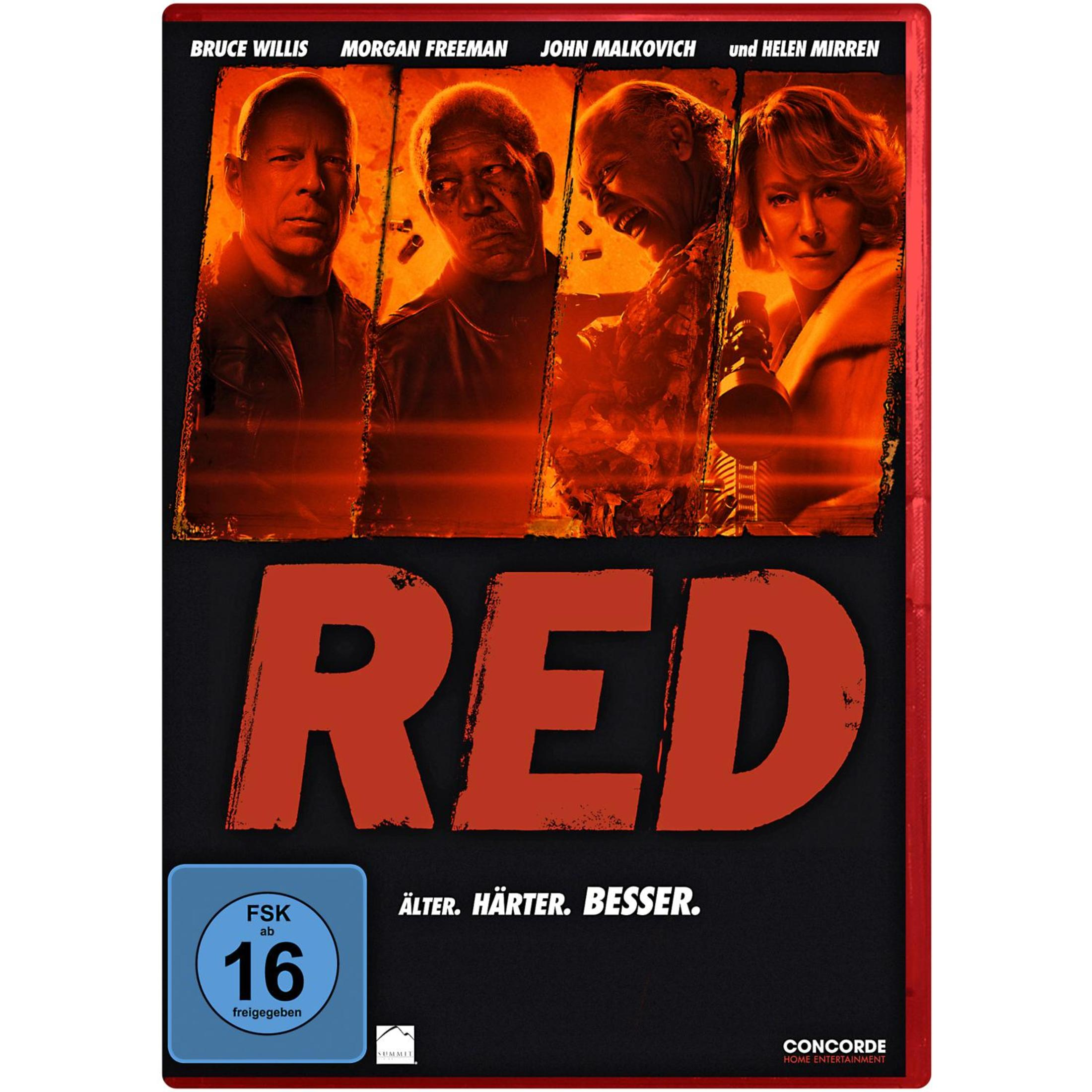 Filmcover mit Bruce Willis, Morgan Freeman und anderen.