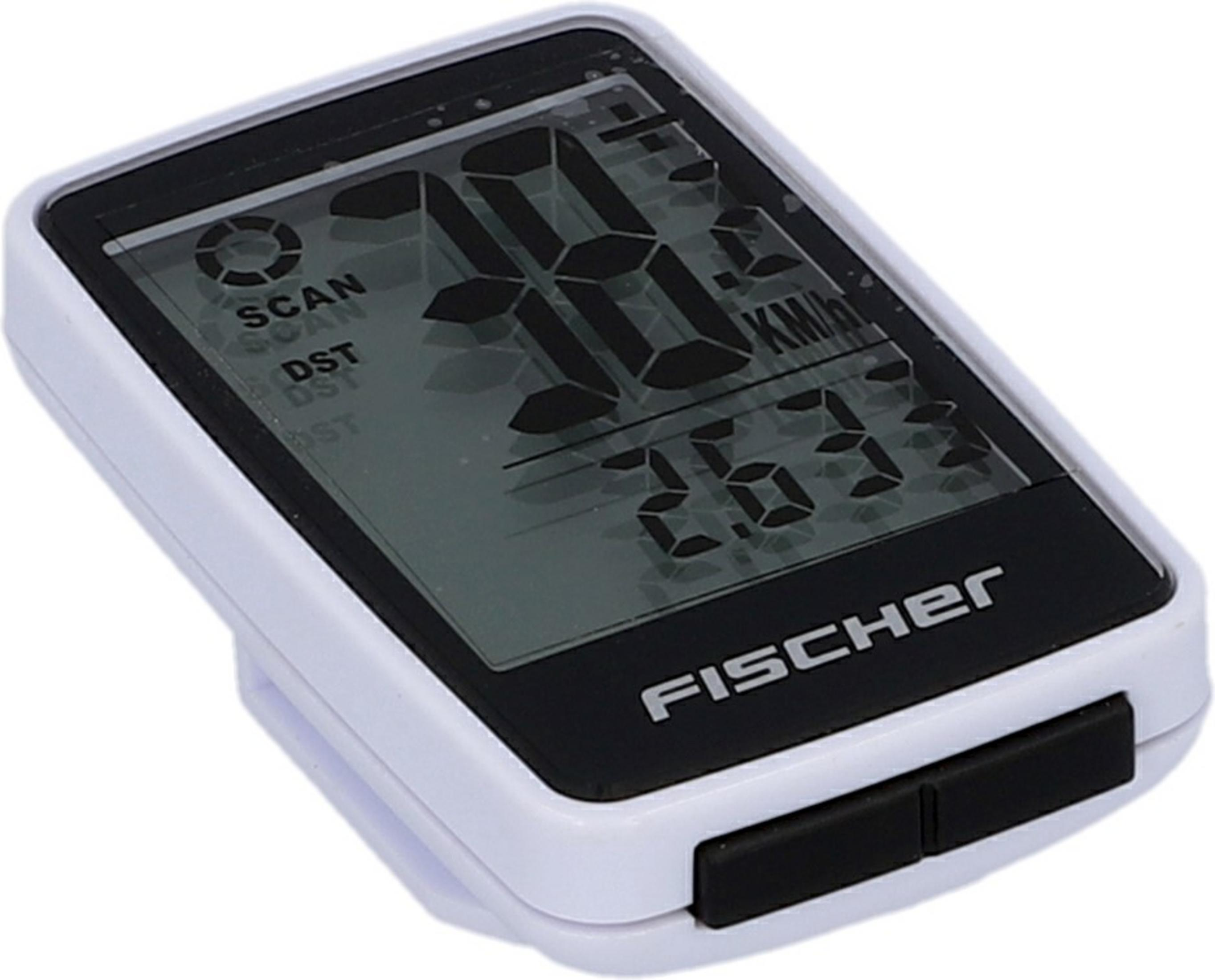 FISCHER 50337 FAHRRADCOMPUTER SLIM 18 FKT (62x38x16 mm, Schwarz/Wei) |  SATURN