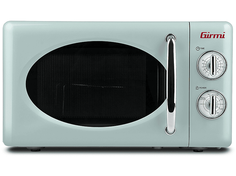 Girmi FM21 Vintage design combimagnetron, 20 l, 700 800 W, combi-koken, timer, grillfunctie, 30 minuten timer, ontdooifunctie, crème