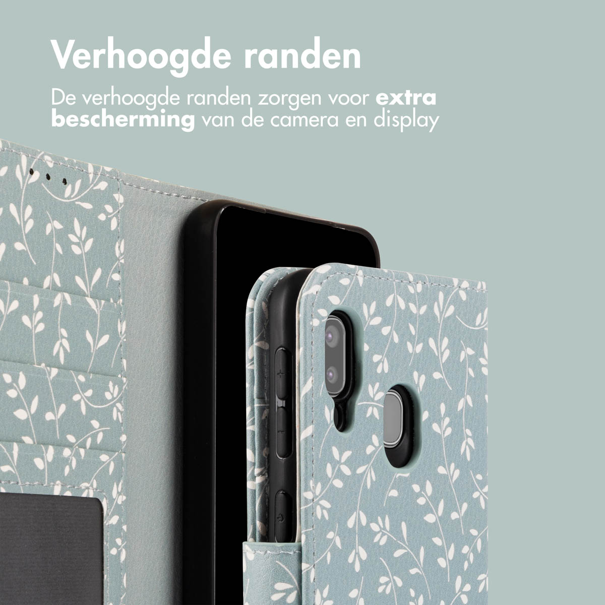 IMOSHION Design Bookcase Telefoonhoesje voor Samsung Samsung Galaxy A20e Meerkleurig