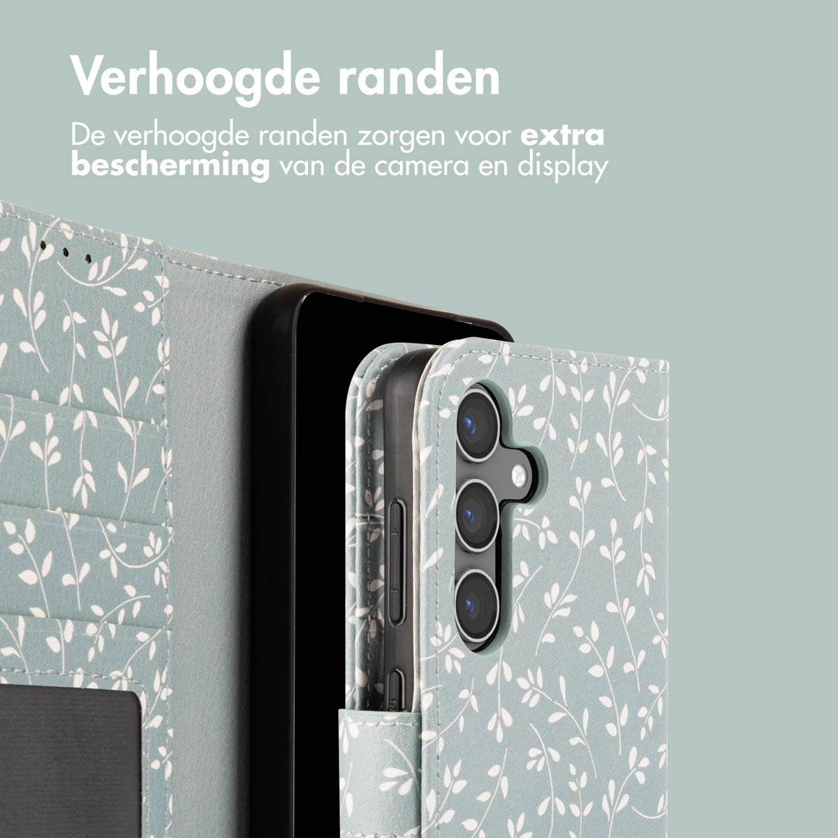 IMOSHION Design Bookcase Telefoonhoesje voor Samsung Samsung Galaxy S24 Meerkleurig