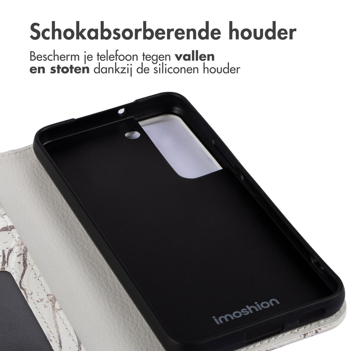 IMOSHION Bookcase CUSTODIA A LIBRO per Samsung Galaxy S22, Multicolore