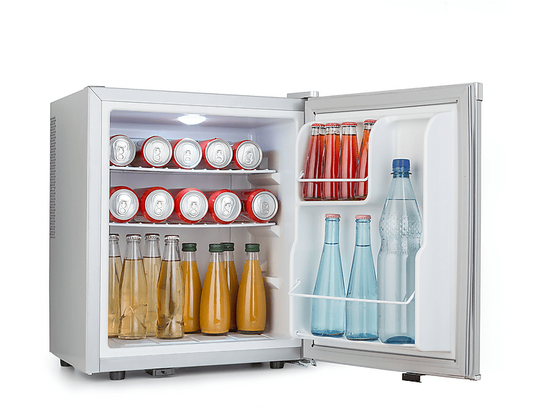 KLARSTEIN Happy Hour 38 Weinkühlschrank (EEK F, Silber)