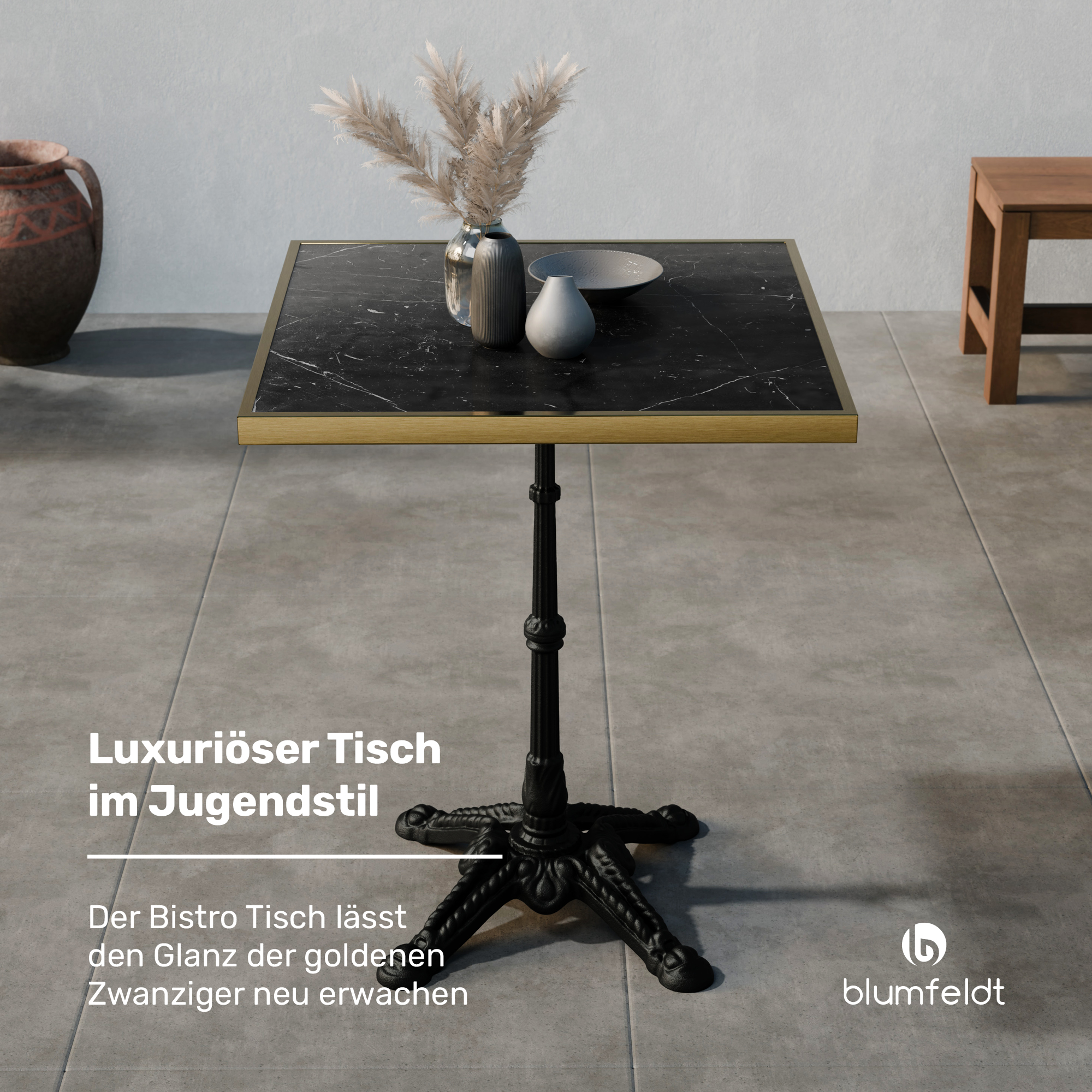 BLUMFELDT Patras tisch, Schwarz