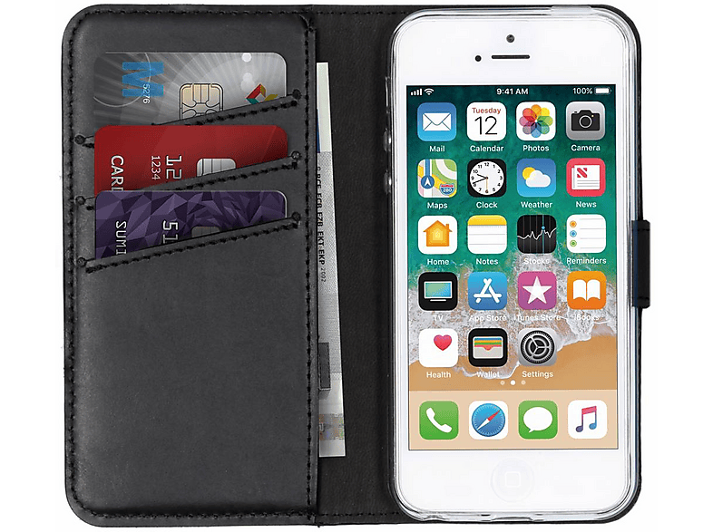 xinyunew Cover per iPhone 5/5S/iPhone SE 2016,Flip Caso
