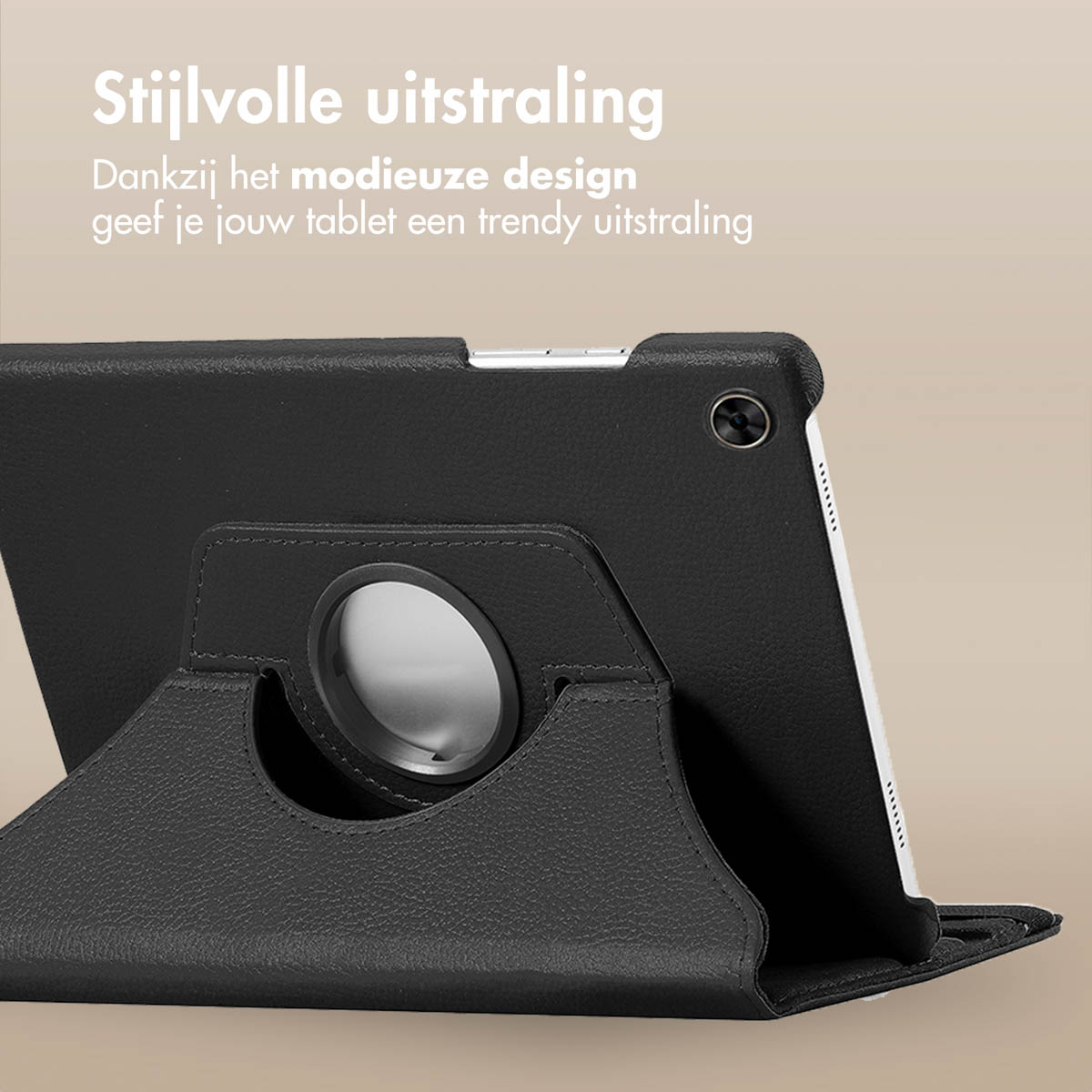 IMOSHION 360° Draaibare Bookcase - Tablet Case 10.4 in Black