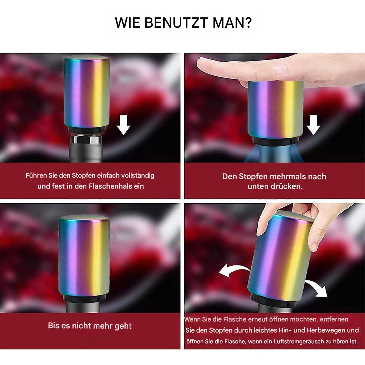 Diagramm, das die Verwendung eines Flaschenöffners zeigt.