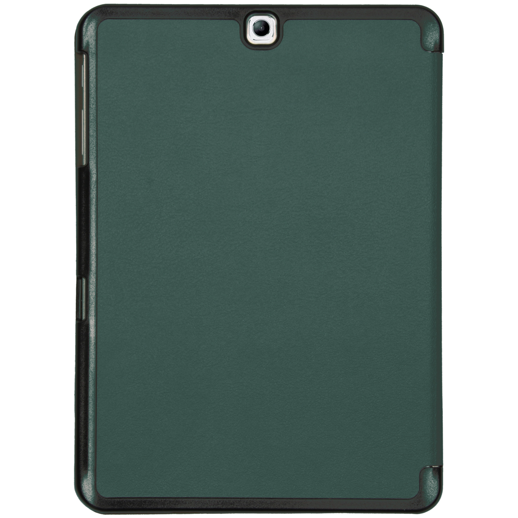 IMOSHION Trifold Bookcase geschikt voor Samsung Galaxy Tab S2 9.7 Tablethoes 9,7 inch Donkergroen