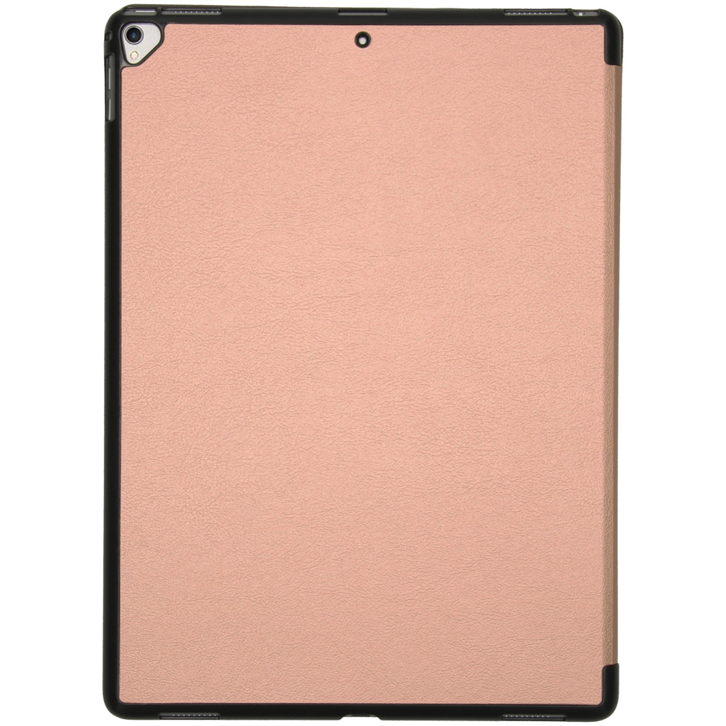 IMOSHION Coque folio compatible avec iPad Pro 12.9 (2017) Étui pour Tablette 12,9 pouces Rose dorée