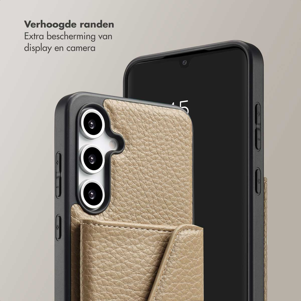 SELENCIA Sera COVER per Samsung Galaxy S24 FE, Beige