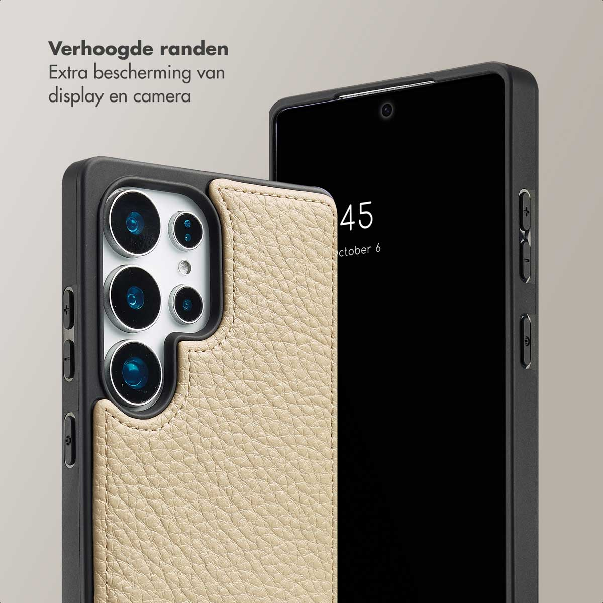 SELENCIA Nova COVER per Samsung Galaxy S25 Ultra, Beige