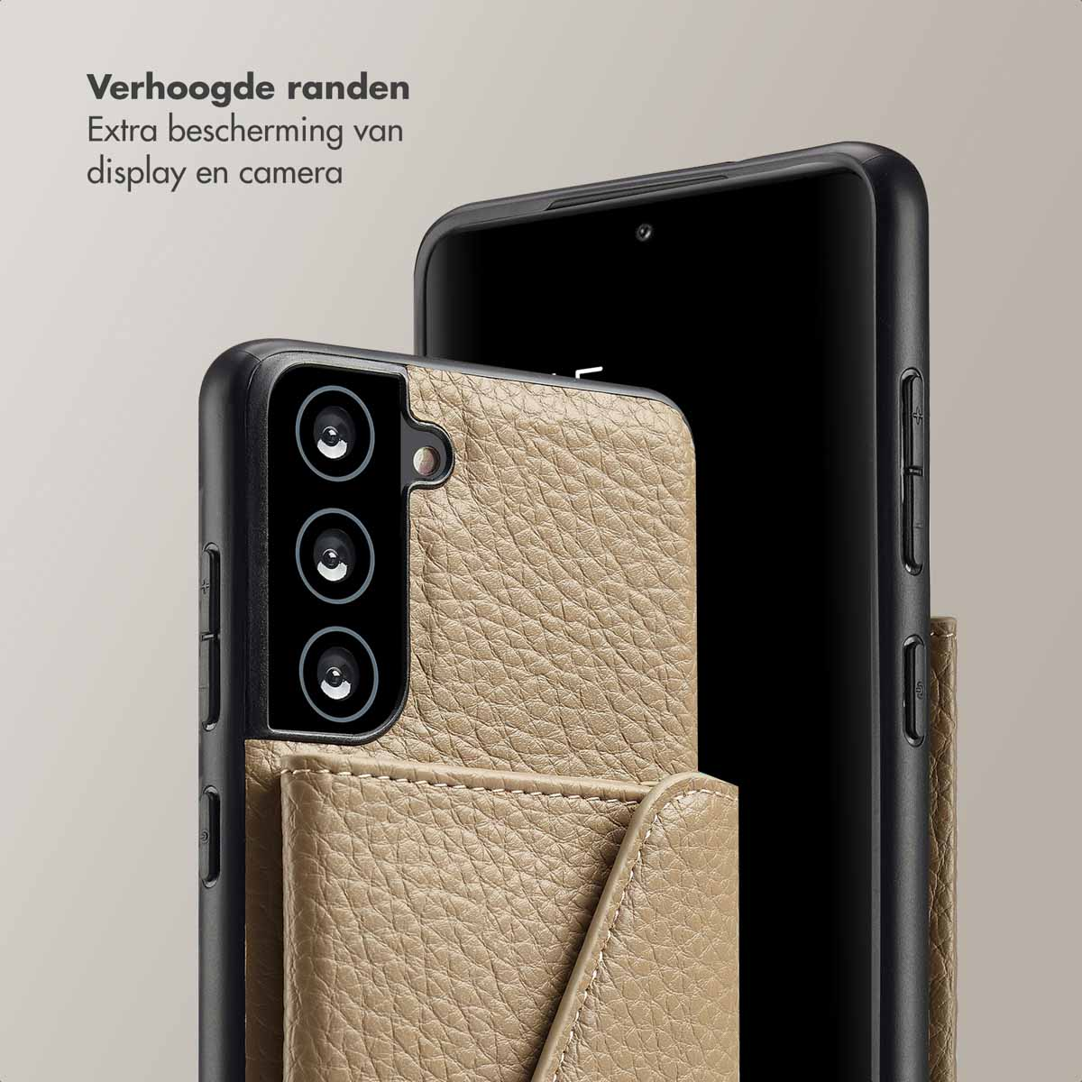 SELENCIA Sera COVER per Samsung Galaxy S21 FE, Beige