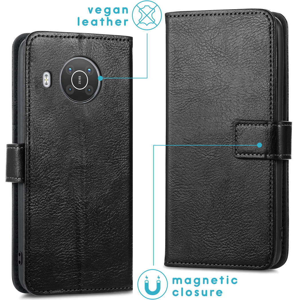 IMOSHION Coque folio compatible avec Nokia X10/Nokia X20 Étui de Téléphone voor Nokia Nokia X10/Nokia X20 Noir