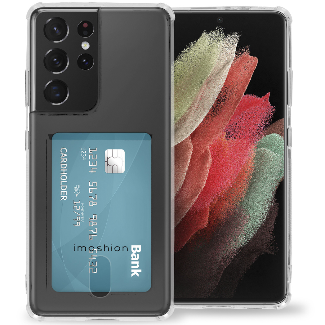 IMOSHION Transparante coque compatible avec Samsung Galaxy S21 Ultra Étui de Téléphone voor Samsung Samsung Galaxy S21 Ultra Transparent