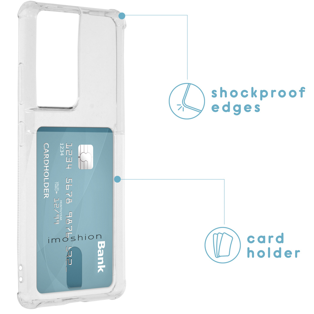 IMOSHION Transparante coque compatible avec Samsung Galaxy S21 Ultra Étui de Téléphone voor Samsung Samsung Galaxy S21 Ultra Transparent