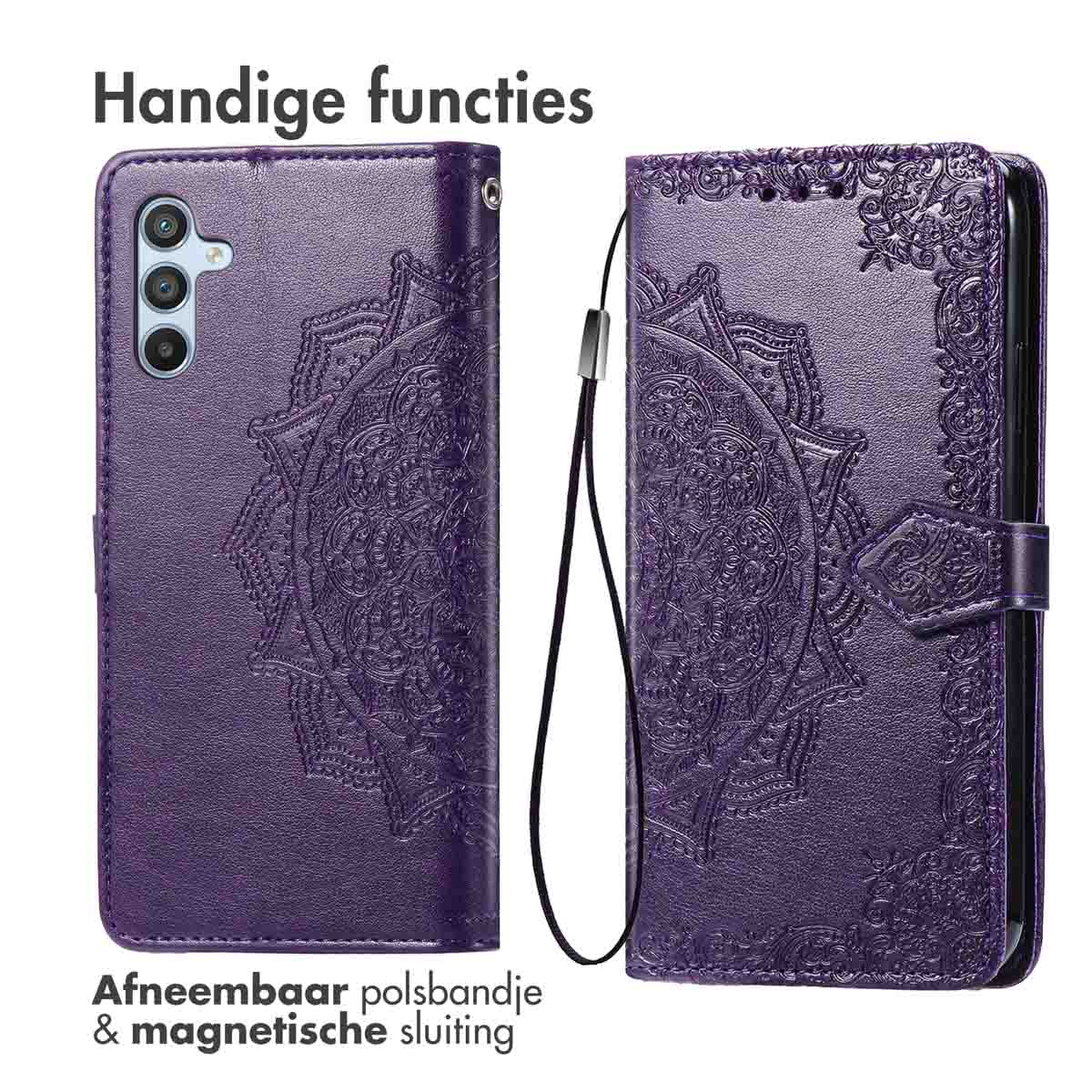IMOSHION Coque folio compatible avec Samsung Galaxy A36 Étui de Téléphone voor Samsung Samsung Galaxy A36 Violet