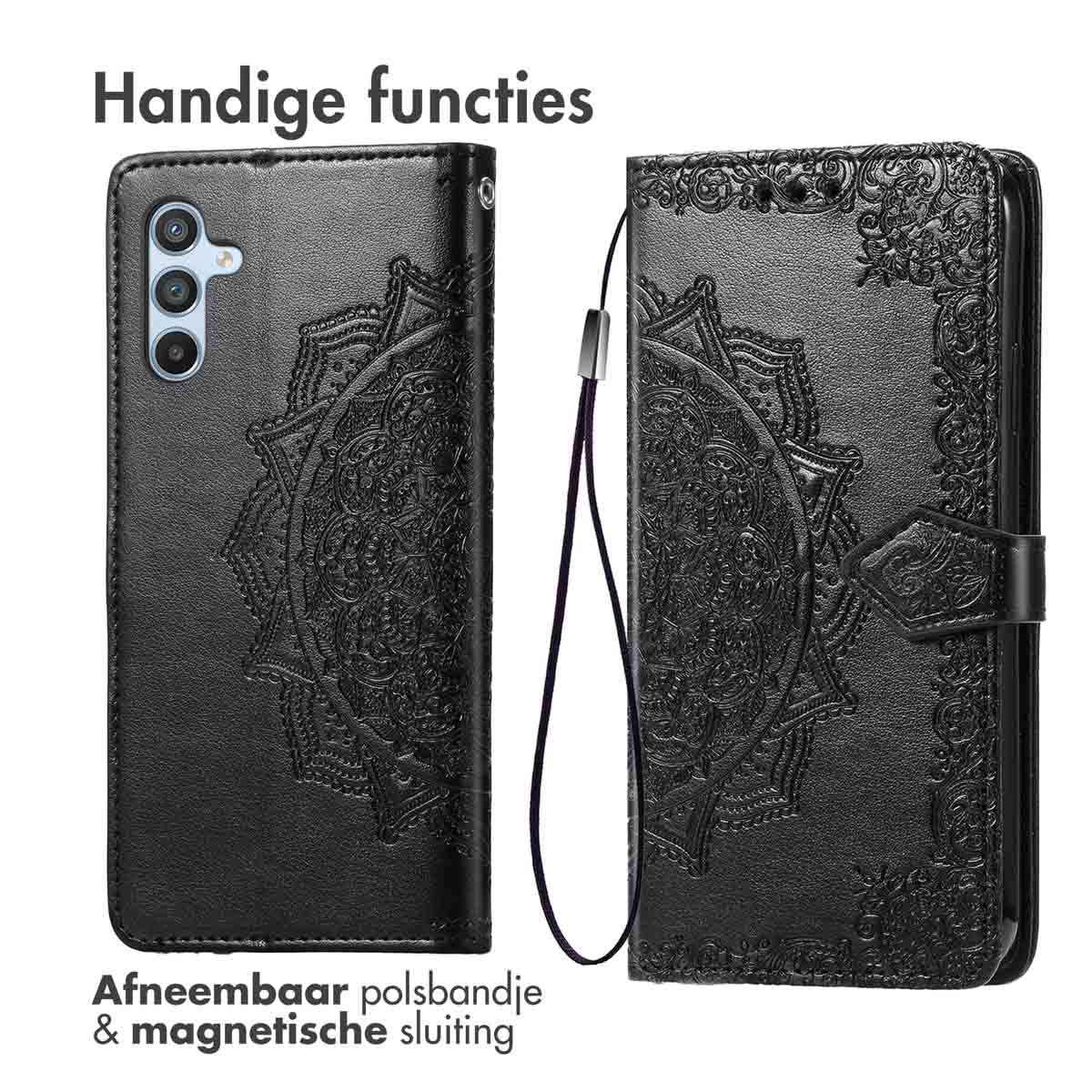 IMOSHION Coque folio compatible avec Samsung Galaxy A56 (5G) Étui de Téléphone voor Samsung Samsung Galaxy A56 (5G) Noir