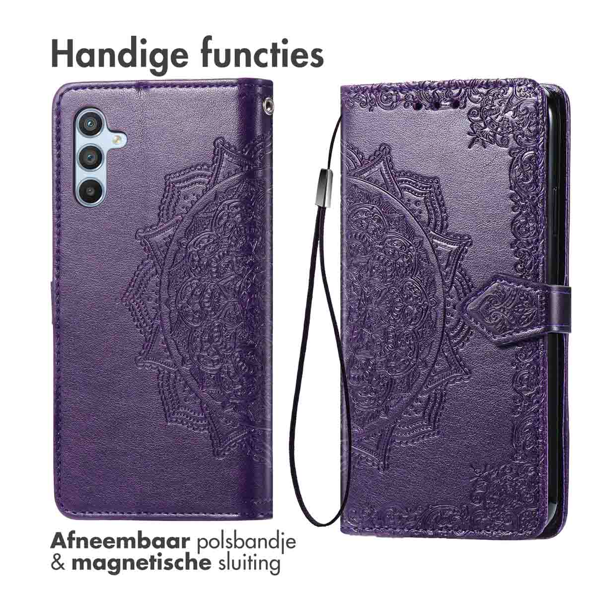 IMOSHION Coque folio compatible avec Samsung Galaxy A56 (5G) Étui de Téléphone voor Samsung Samsung Galaxy A56 (5G) Violet