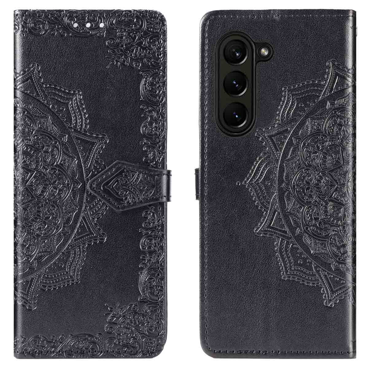 IMOSHION Coque folio compatible avec Samsung Galaxy Z Fold 6 Étui de Téléphone voor Samsung Samsung Galaxy Z Fold 6 Noir