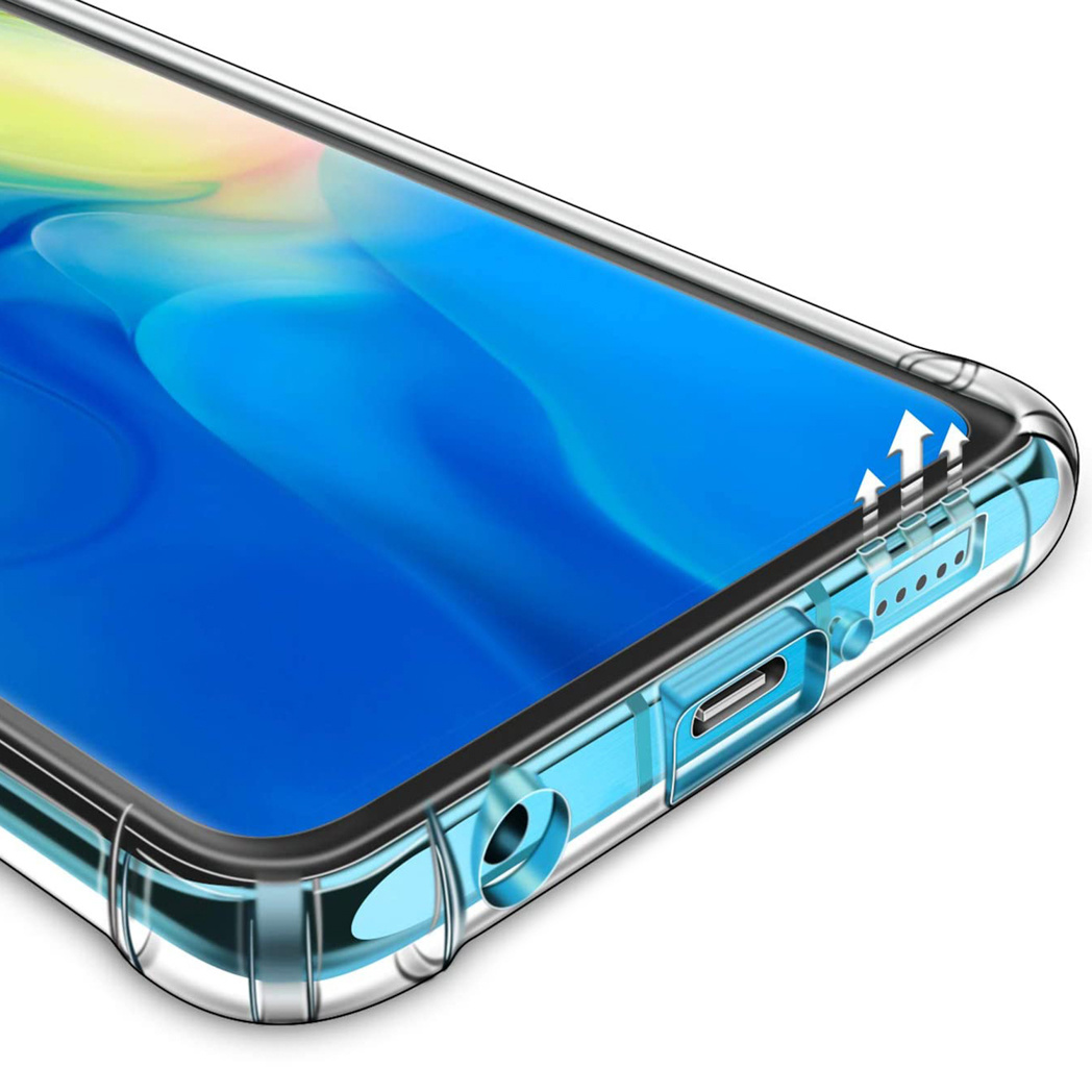 IMOSHION Shockproof Case geschikt voor Huawei P30 Lite Phone case Transparent