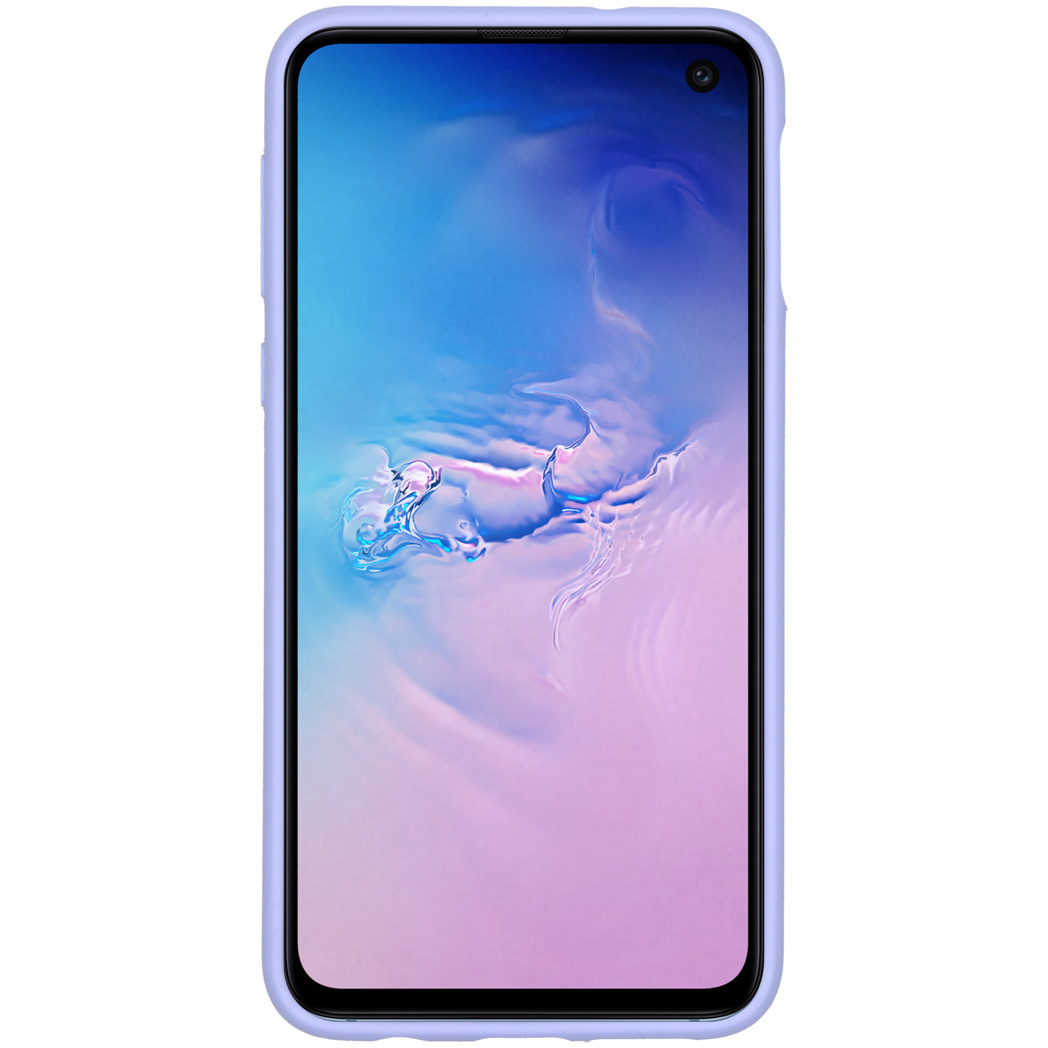 ACCEZZ protettiva in silicone liquido Cover per Samsung Samsung Galaxy S10e, Viola