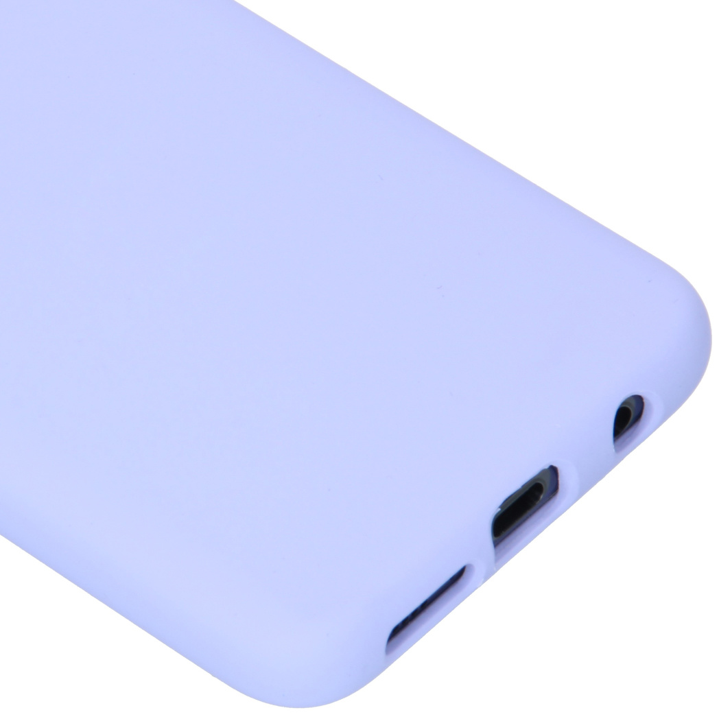 ACCEZZ protettiva in silicone liquido Cover per Samsung Samsung Galaxy S10e, Viola